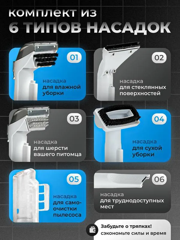 Моющий пылесос с функцией глубокой очистки — фото 2
