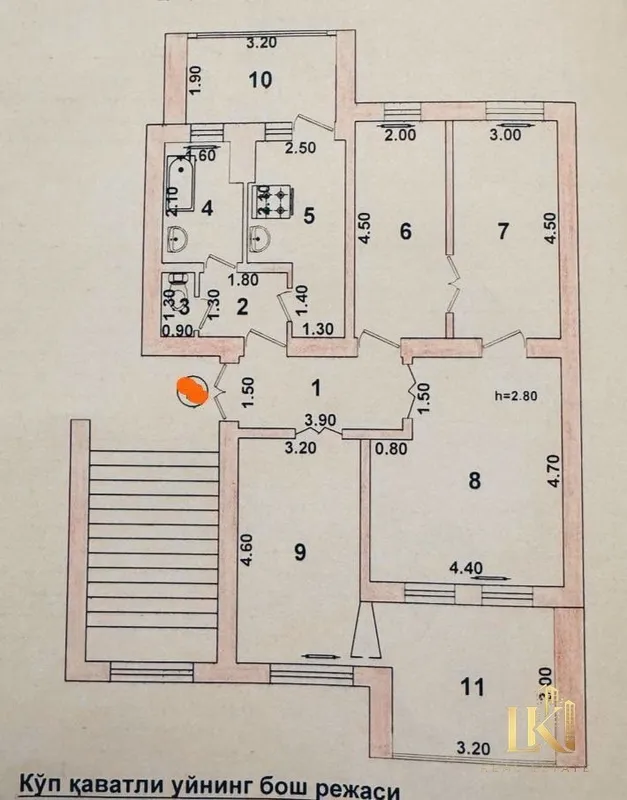Продаётся 4-комнатная квартира, 100 м², Яккасарайский район (ориентир: Humo Arena) 3 Продаётся 4-комнатная квартира, 100 м², Яккасарайский район (ориентир: Humo Arena) 3