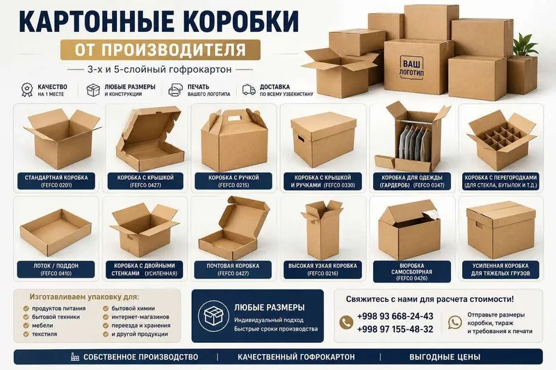 Гофра коробки производство и продажа 1