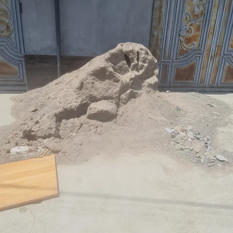 Qurilish uchun Qum, bruchatka ishlatilga, beton turba 1