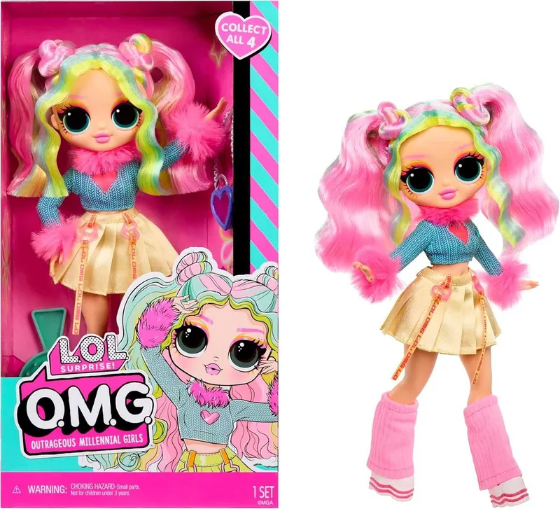 Кукла Лол LOL Surprise OMG Doll - Bubblegum DJ 25см Америка — фото 1