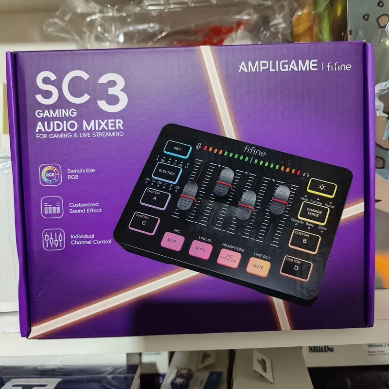 Audio mixer fifine sc3 аудио микшер 2