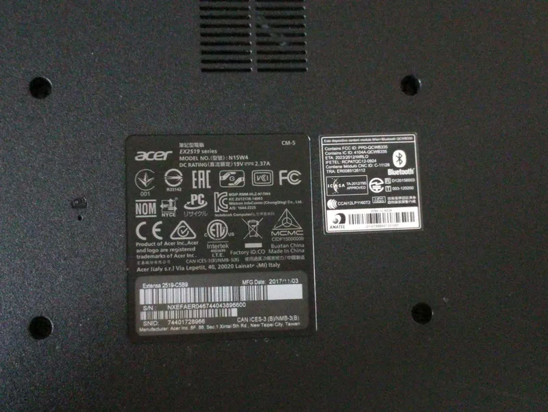 ACER noutbook ishlatilgan 5 ACER noutbook ishlatilgan 5
