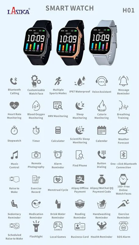 Lasika H01 Smart Watch — фото 1