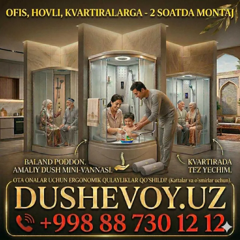 Dush Kabina Olmaliq Dushevoy Kabina Душевая Кабина Алмалык 9671 GIDRO+