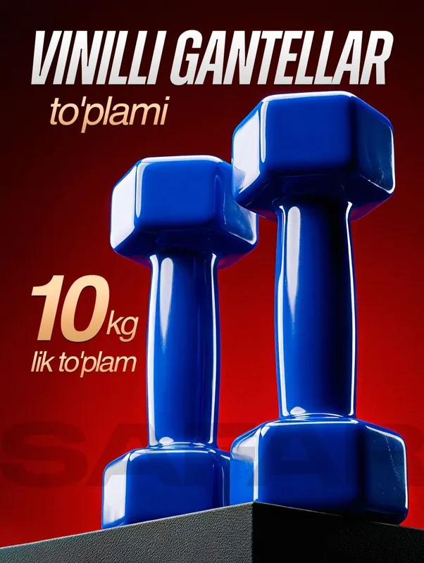 Gantel 10kg chamadon — фото 1