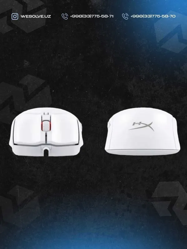 HyperX Pulsefire Haste 2 White — фото 2