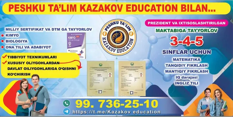 Farzandingiz uchun uyingizda individual ta'lim Farzandingiz uchun uyingizda individual ta'lim