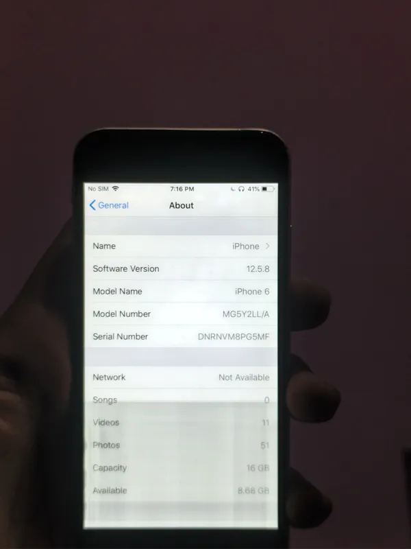 iphone 6 16 gb ekran sal palasa bo ishlash zor 4