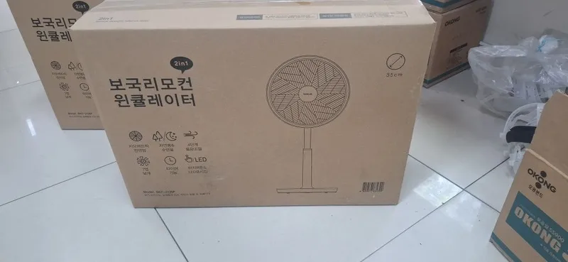 Вентилятор Bokuk Smart ,безшумный, с пульт управлением Пр KOREA