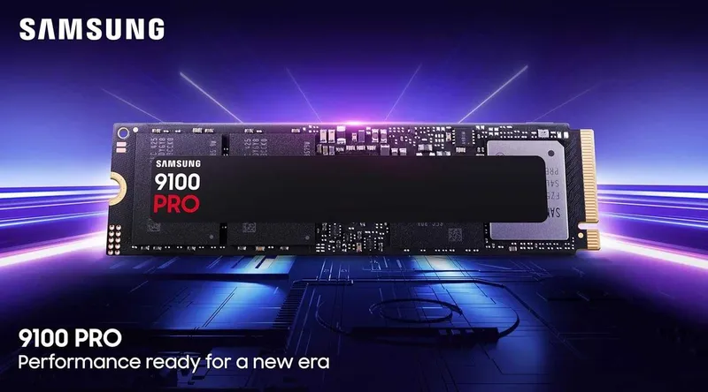 SSD накопитель SAMSUNG SSD 9100 PRO 4TB PCIe 5.0x4 M.2 2280 4TB — фото 3