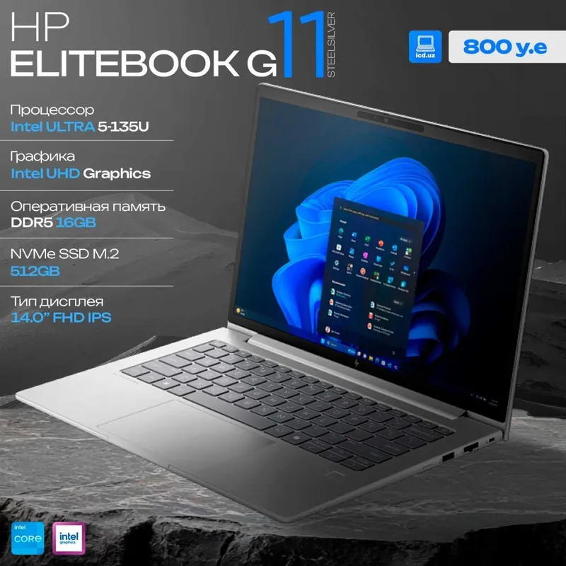 Бизнес Ноутбук HP EliteBook 640 G11