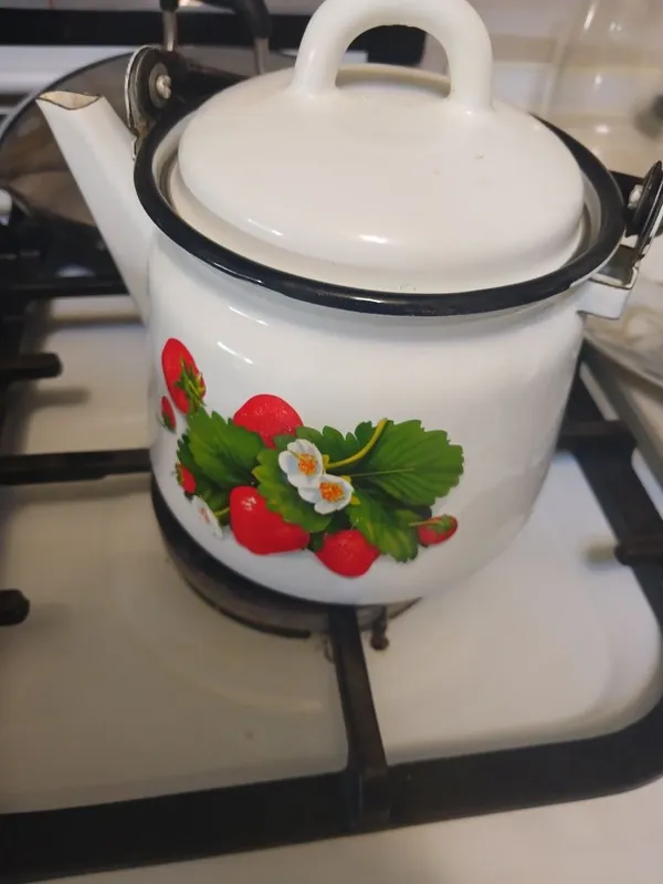 Эмалированный чайник