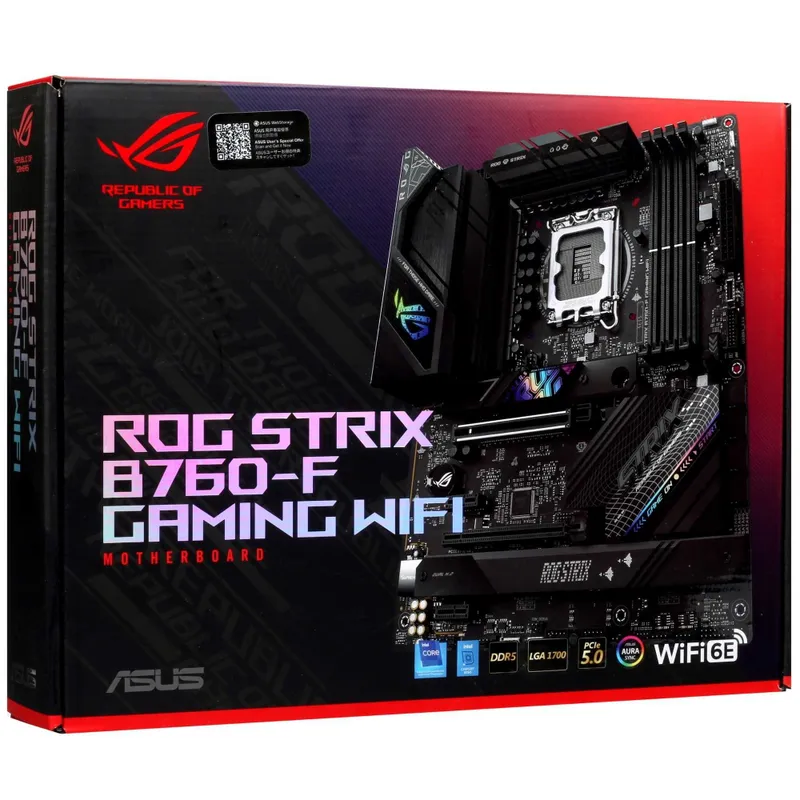 - Материнская плата MB Asus ROG Strix B760-F Gaming WiFi7 DDR5 3