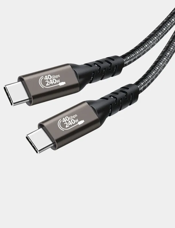 Кабель Thunderbolt, Type-C 4.0, 240W, 40 Gbps USB-C — фото 3