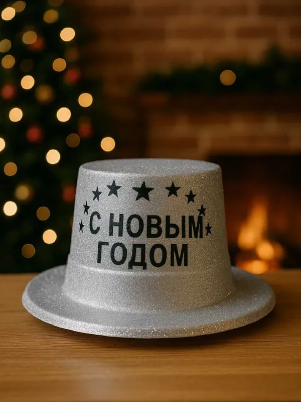 Карнавальная шляпа – Нового года, универсальный размер для взрослых — фото 2