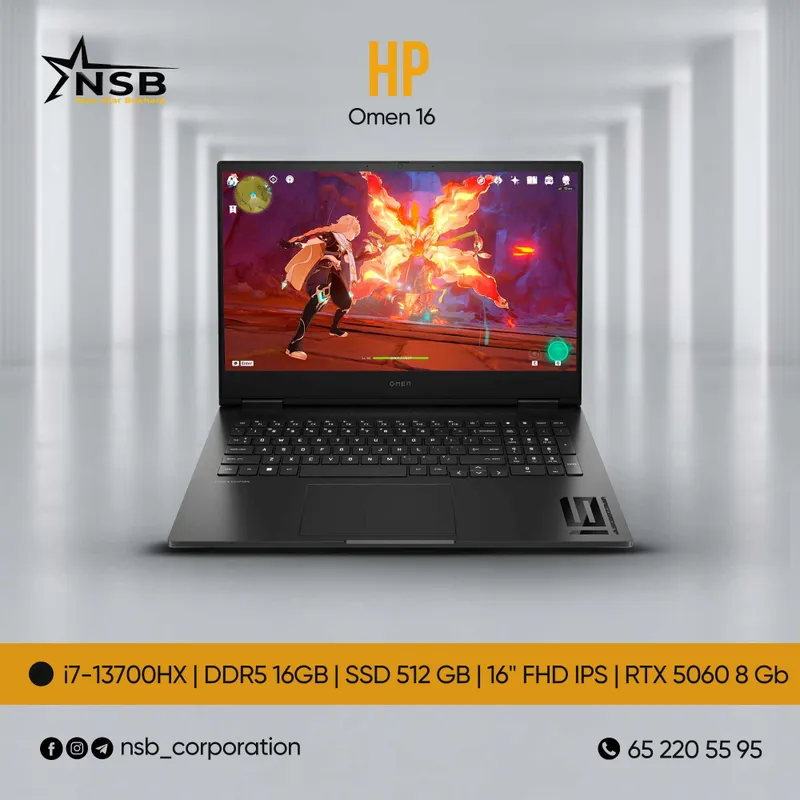 HP omen 16 i7 13700HX | RTX 4060 8 Gb