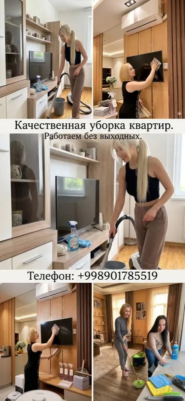 kvartiralarni sifatli tozalash