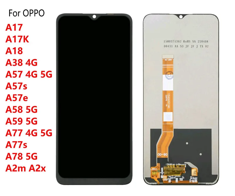 LCD Display Touch OPPO A17/A18/A38/A57/A58/A77/A78 2