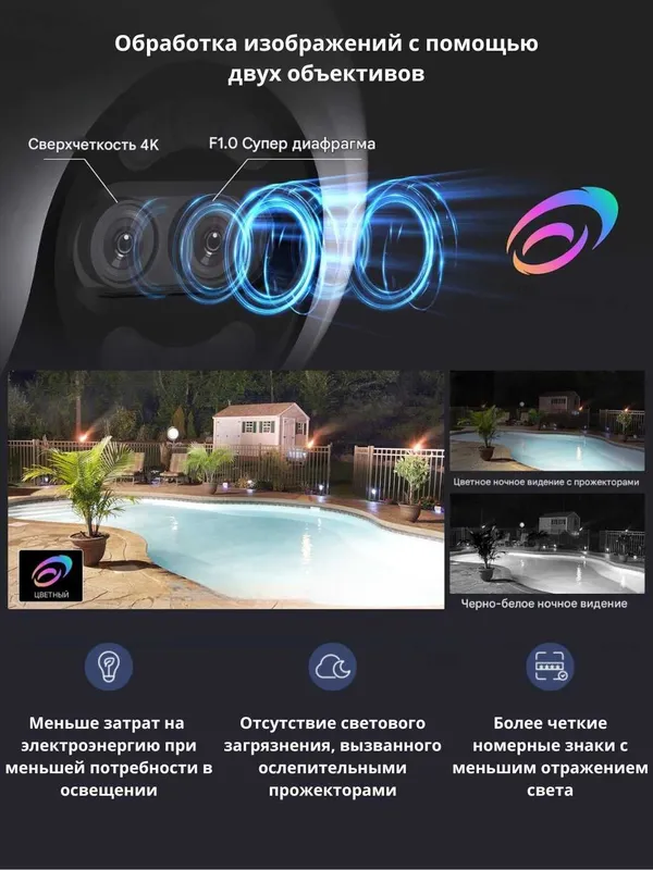Ezviz H80x Dual Kamera | Wi Fi Kamera | Видеонаблюдения | CCTV — фото 2