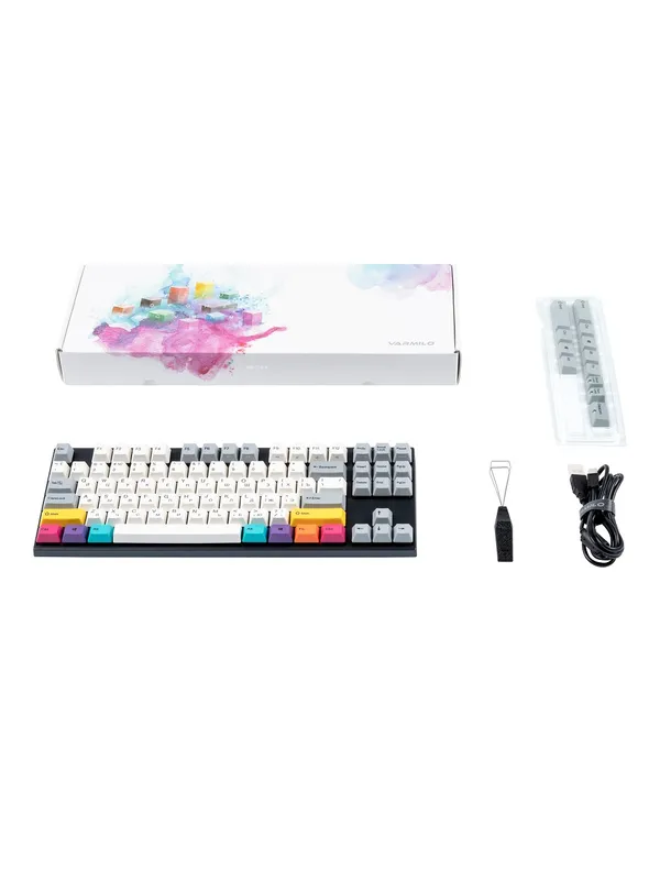 Механическая клавиатура Varmilo MA87M V2 "CMYK" (EC Rose V2, RU) — фото 7 Механическая клавиатура Varmilo MA87M V2 "CMYK" (EC Rose V2, RU) — фото 7