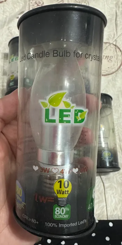 Продаю LED-лампы «Свеча» для люстр и хрустальных 1