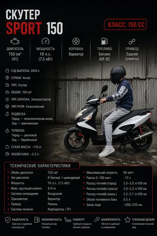 Skuter sport 150