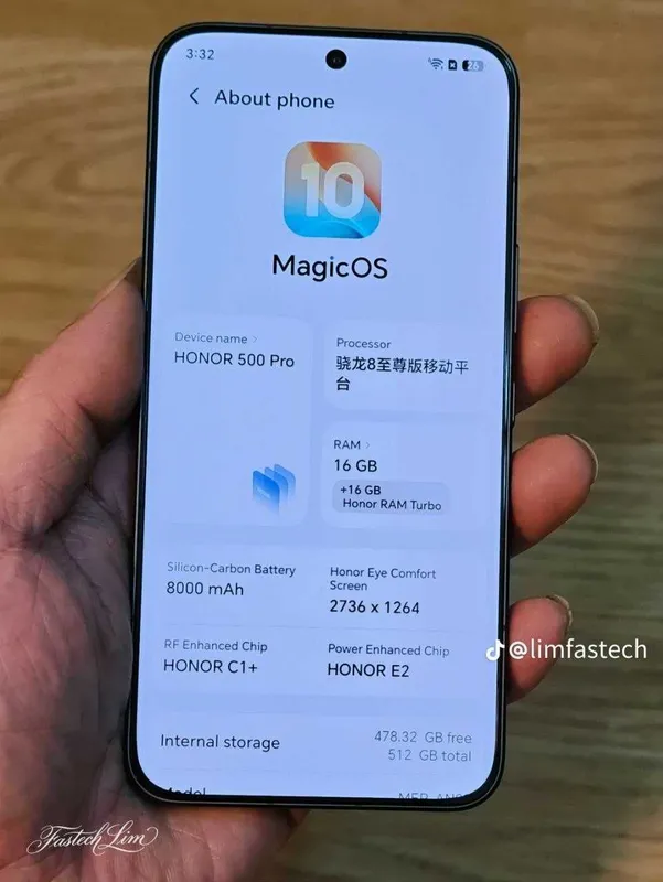 Honor 500 pro 16/512G sotiladi yangi ! globalka emas 4