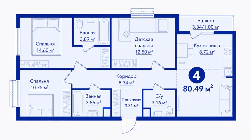 Новостройка в Ипотеку, Мирабадский, Электроаппарат — фото 1
