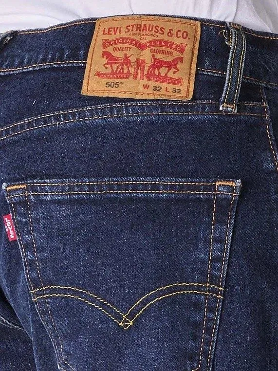 Джинсы Levi's 505 regular fit.р. 36/32.