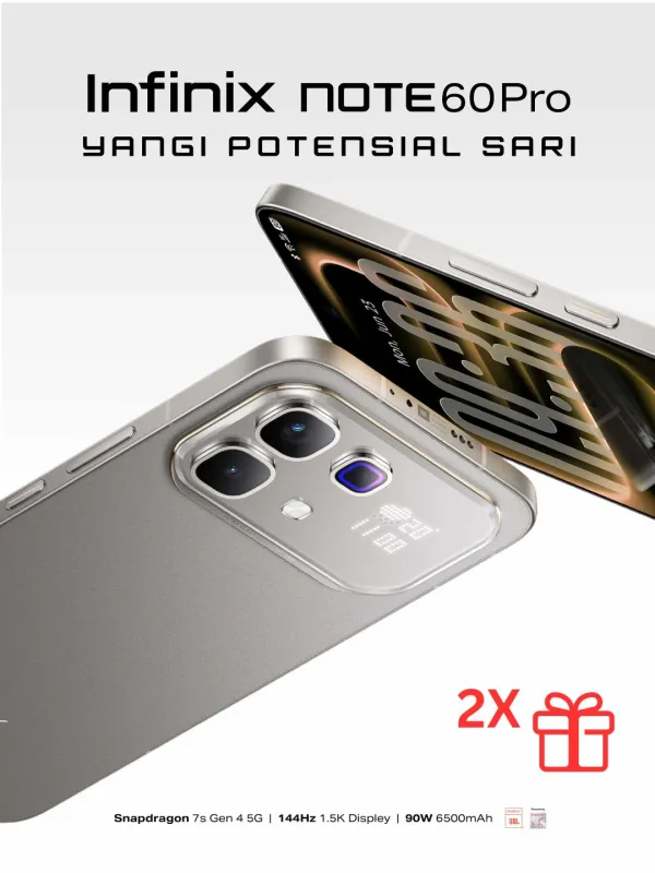 Смартфон Infinix Note 60 Pro 256 ГБ, Mist titanium 1