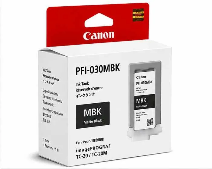 ! Картридж Canon PFI-030MBK Matte Black Pigment для imagePROGRAF TC-20 — фото 1