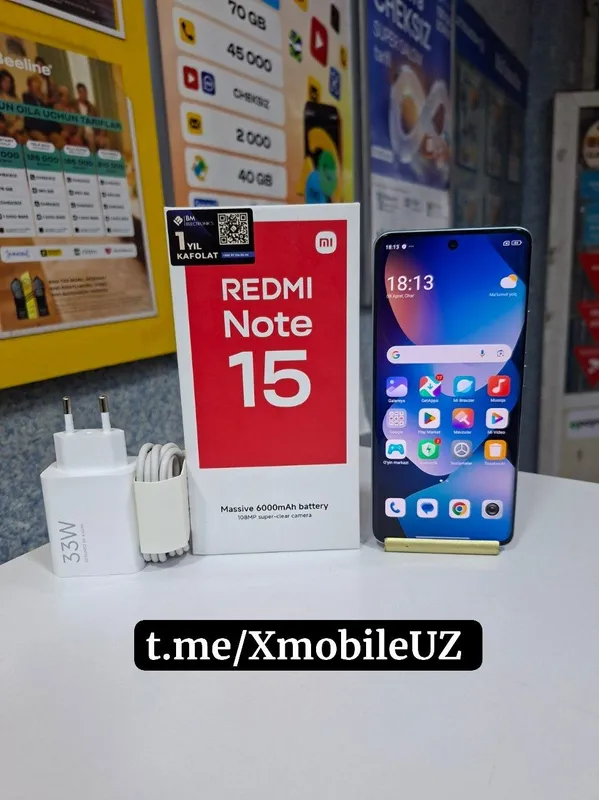 Redmi Note 15 8+4/256GB