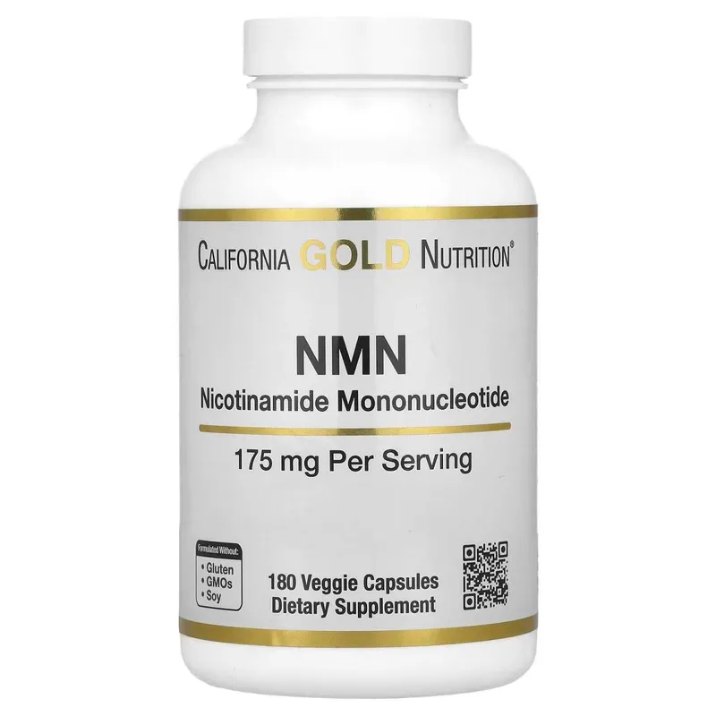 California Gold Nutrition NMN, НМН, NAD+, НАД+. 180 раст. капсул California Gold Nutrition NMN, НМН, NAD+, НАД+. 180 раст. капсул