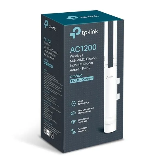 Точка доступа TP-LINK EAP225 Outdoor Радиус до 300 метр 1 Точка доступа TP-LINK EAP225 Outdoor Радиус до 300 метр 1