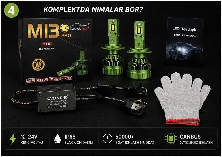 M13 pro led h7 h880 (200w) kanas dnd 2 M13 pro led h7 h880 (200w) kanas dnd 2