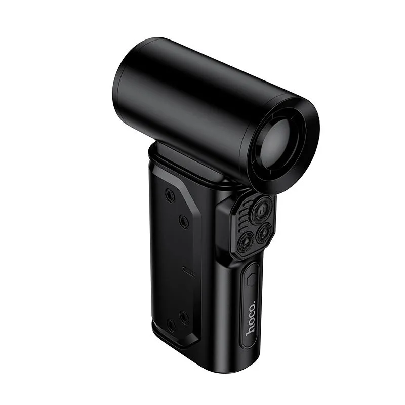 Hoco HX68 Turbo Jet Fan, 130000 RPM, мощный турбо-фен 8000mAh 3насадки — фото 3