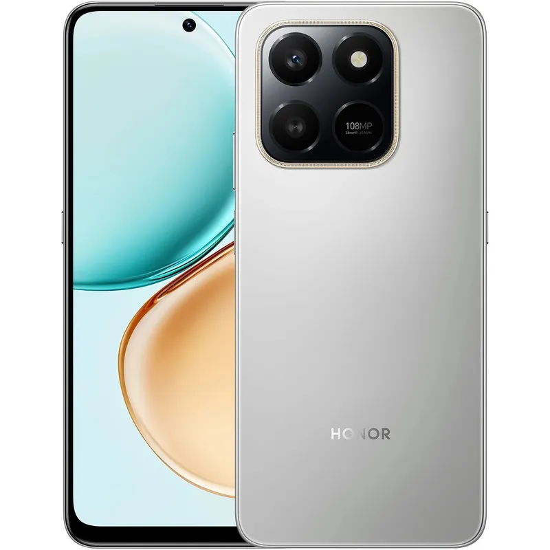 Смартфон Honor X7d 8/256GB Silver (Серебряный) Смартфон Honor X7d 8/256GB Silver (Серебряный)