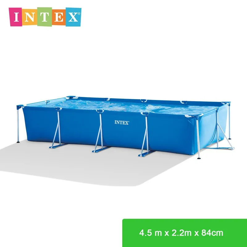 Intex бассейн 450х220х84каркасный 7127л