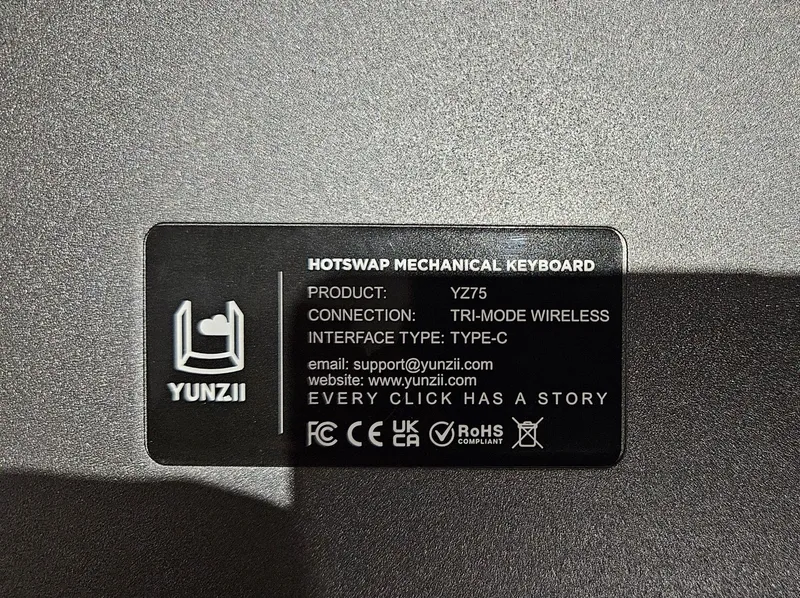 Клавиатура Yunzii yz75 pro — фото 1