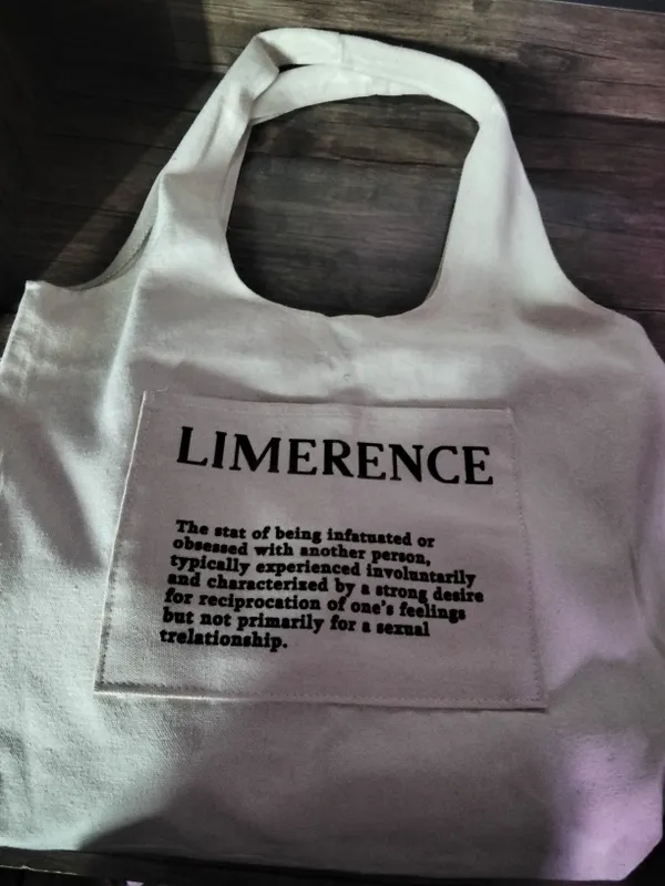 Limerence shopping va o'qish uchun sumka