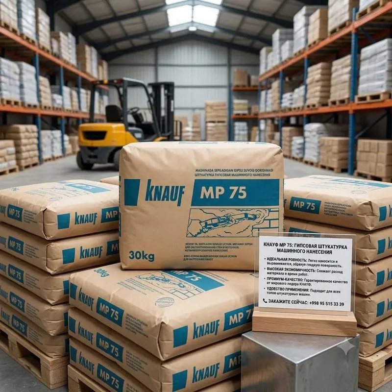 Knauf MP 75 (Кнауф МП-75)— это универсальная сухая штукатурная смесь Knauf MP 75 (Кнауф МП-75)— это универсальная сухая штукатурная смесь