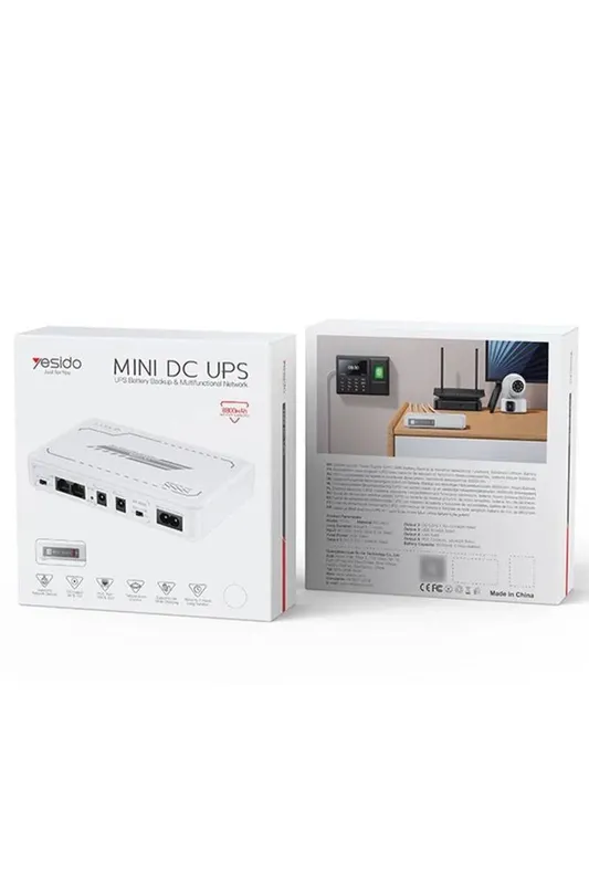 Мини UPS Yesido YP74E для Wi-Fi роутера модема и камер видеонаблюдения — фото 3