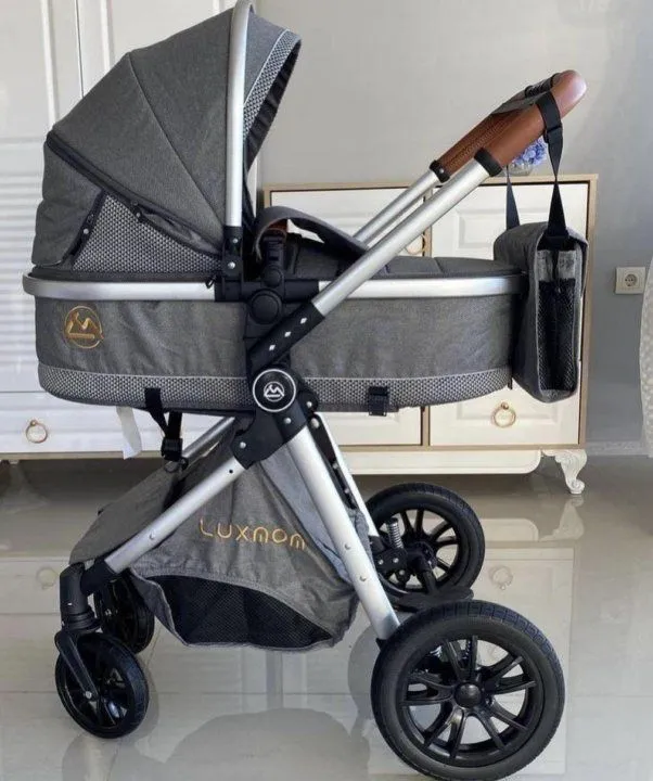 Продается Коляска Luxmom HGv9 серая 3 в 1 (б/у) 6 Продается Коляска Luxmom HGv9 серая 3 в 1 (б/у) 6