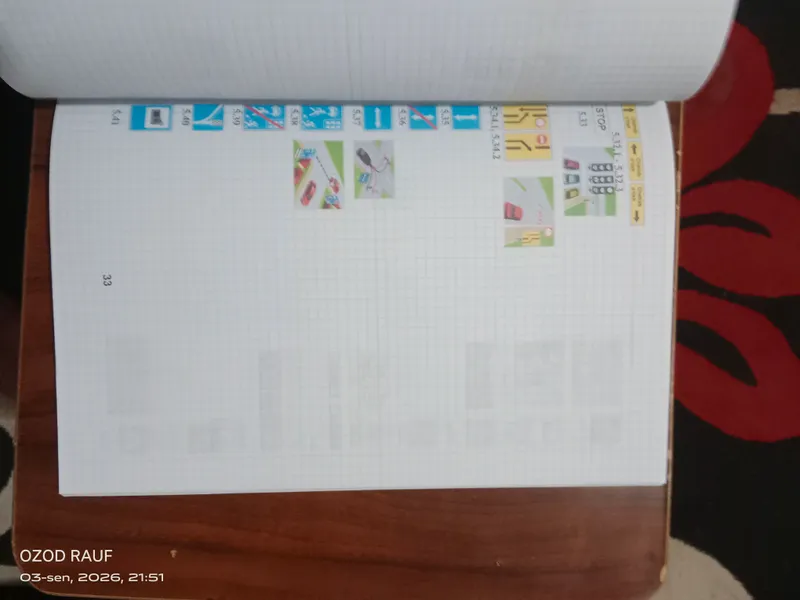 Yoʻl harakati qoidalari kitobi sotiladi 5 Yoʻl harakati qoidalari kitobi sotiladi 5