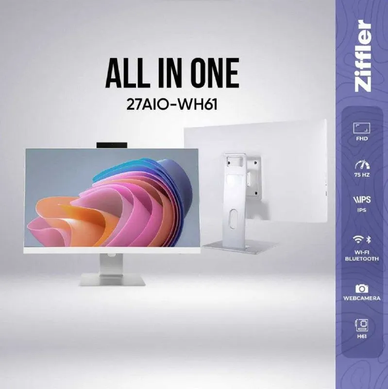 Моноблок ZIFFLER 27" FHD IPS 75hz Моноблок ZIFFLER 27" FHD IPS 75hz