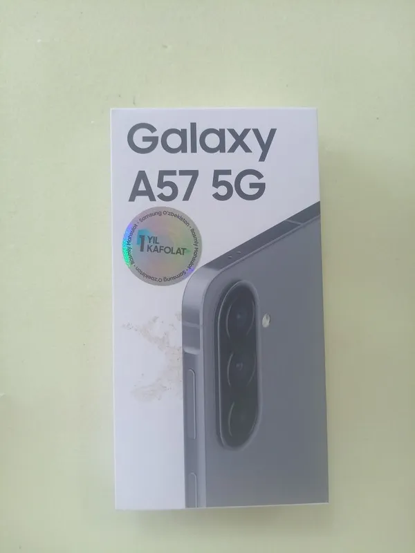 Samsung A 57 5G, 1 yil kafolat