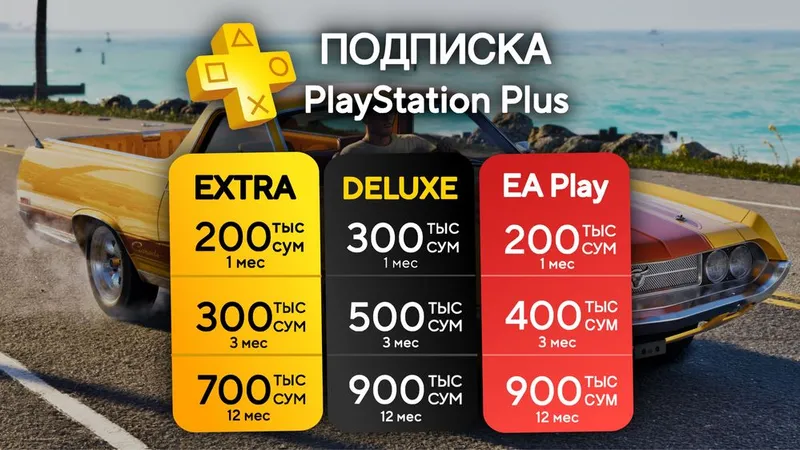 Подписка PS Plus Deluxe, Extra, EA Play любой регион Подписка PS Plus Deluxe, Extra, EA Play любой регион