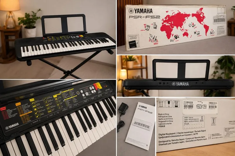 Синтезатор Yamaha PSR-F52 — состояние нового, полный комплект 1
