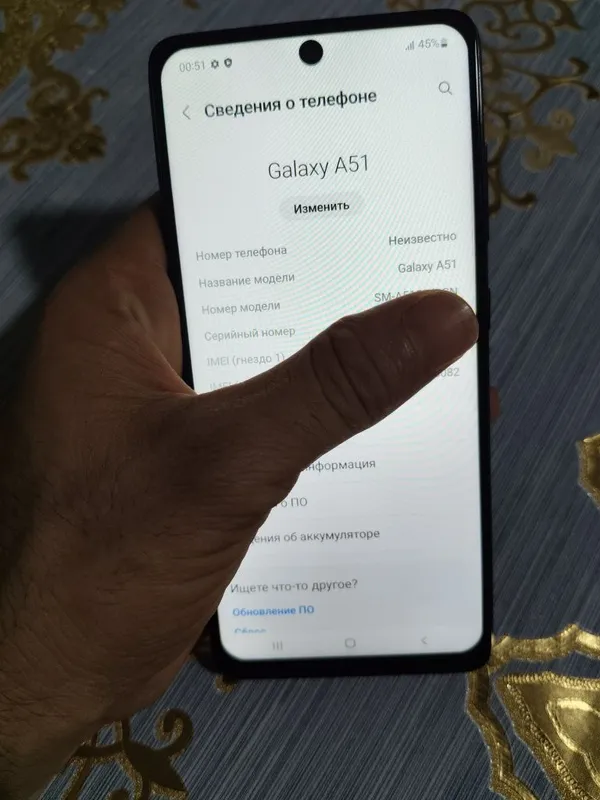 Samsung A51 xotrasi 64gb 2ta sim ime utgan afetsalne — фото 5